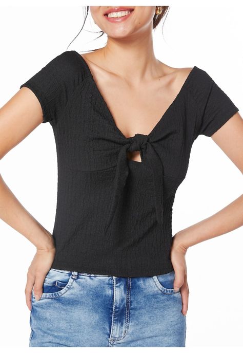 POLERA MATHIS REGULAR AMARRA ESCOTE NEGRA-1