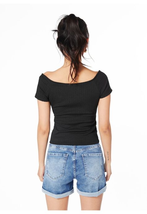 POLERA MATHIS REGULAR AMARRA ESCOTE NEGRA-3