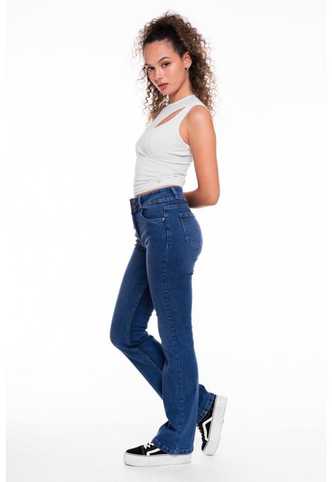 Jeans Isi  Straight - Recto Pretina Ancha Azul Light Efesis-1