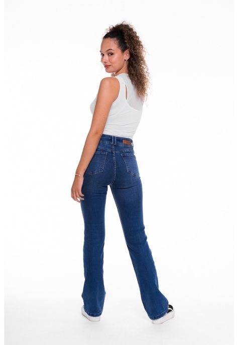 Jeans Isi  Straight - Recto Pretina Ancha Azul Light Efesis-2