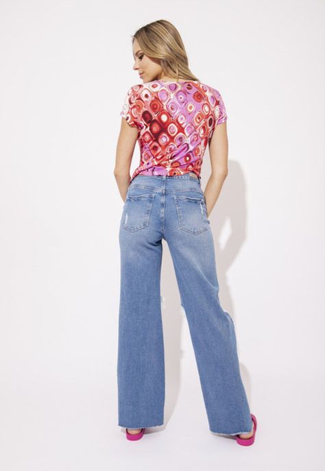Polera Alnair Crop Recogidos en Delantero Multicolor Efesis-3