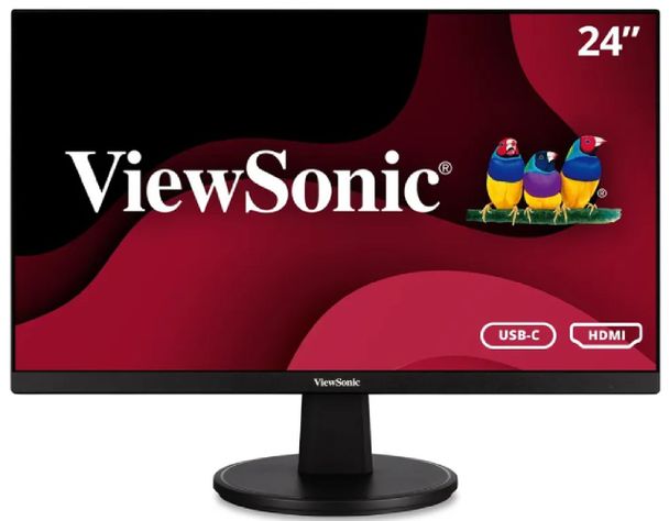 Monitor Viewsonic Mva 23.8" 1920x1080 HDMI/USB-C/VGA  Plano-0