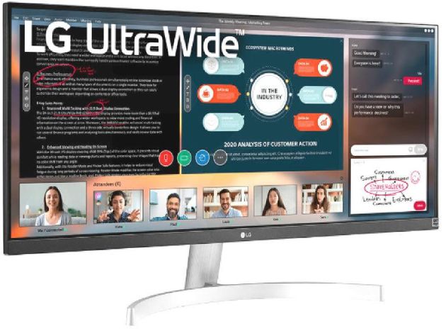 Monitor Lg Ultrawide 290WQ600 29" 2560x1080 HDMI/USB-C/DP Plano-0