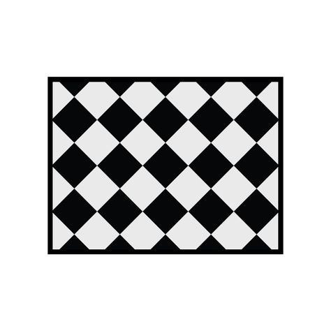 Alfombra Vinílica Living  Rombo Dama Medium 70x100 cm-0