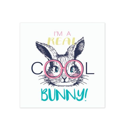 Alfombra Vinílica Pet Cool Bunny 70x70 cm-0