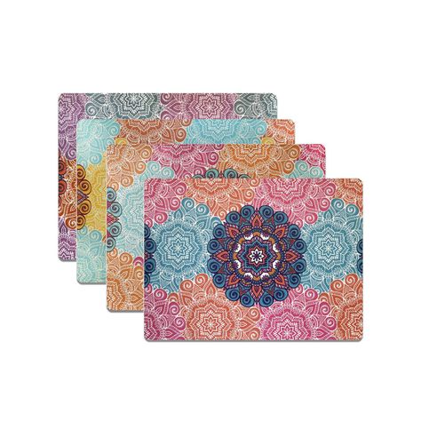 Set 4 Individuales Mandalas Rectangular-1