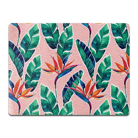 Set 4 Individuales Ave Del Paraíso Rectangular-0