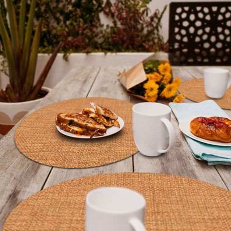 Set 4 Individuales Luxe Autumn Redondo-1