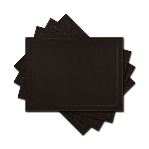 Set 4 Individuales Café Rectangular-1