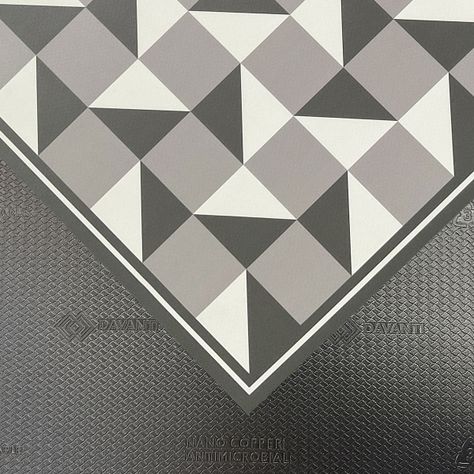 Alfombra Vinílica Living  Tablero Titanium 70x140 cm-9