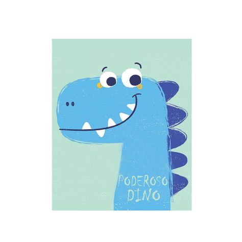 Alfombra Vinílica Infantil Poderoso Dino 140x220 cm-0