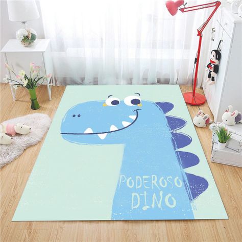 Alfombra Vinílica Infantil Poderoso Dino 140x220 cm-2