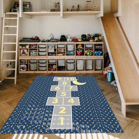 Alfombra Vinílica Infantil Luche Cosmos 140x160 cm-1
