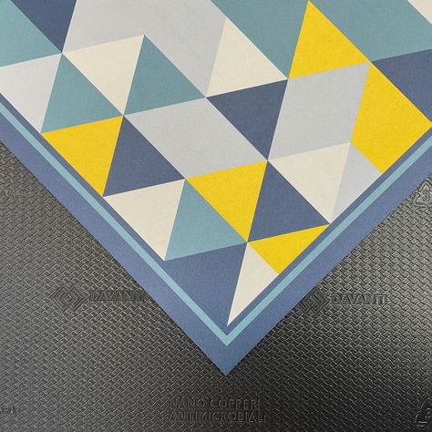 Alfombra Vinílica Living  Prisma Orion Blue 50x70 cm-9