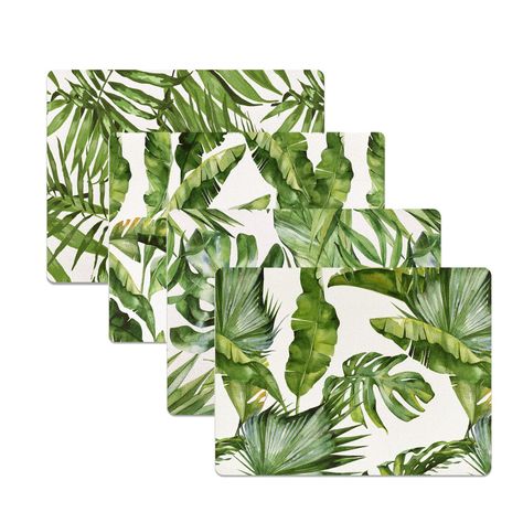Set 4 Individuales Plantas Rectangular-1