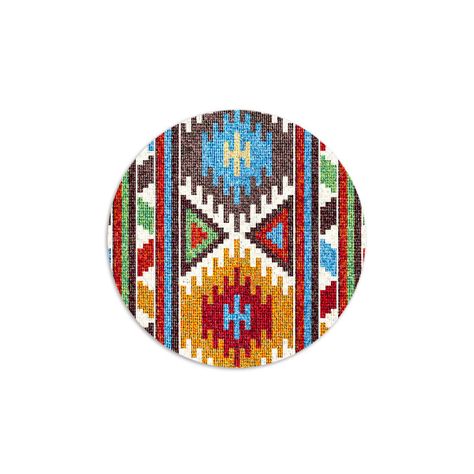 Set 6 Individuales Kilim Redondo-0