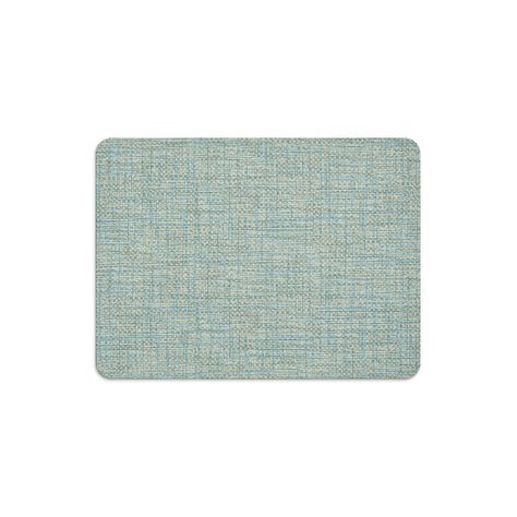 Set 6 Individuales Luxe Ligth Blue Rectangular-0