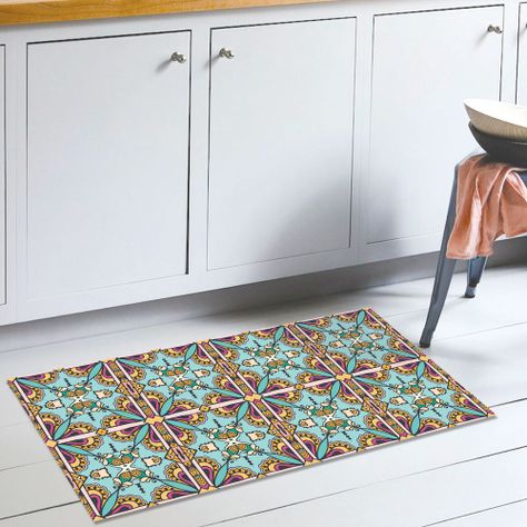 Alfombra Vinílica Living  Mandala Árabe 70x100 cm-3