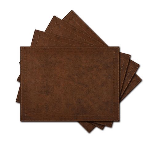 Set 4 Individuales Habano Rectangular-1