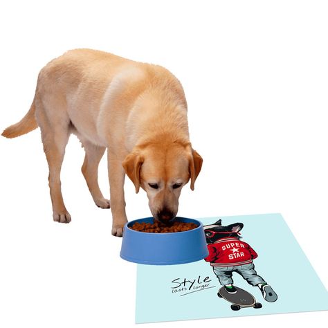 Alfombra Vinílica Pet Skater Dog 70x70 cm-2