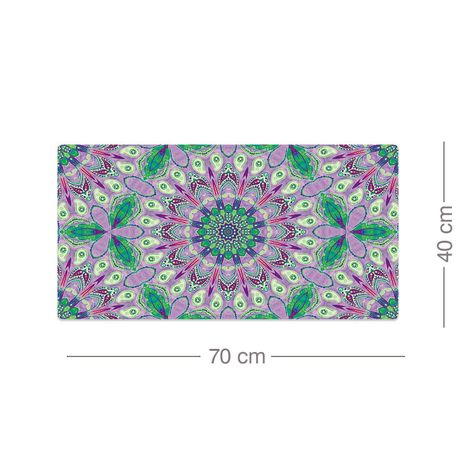 Mouse Pad XL Oficina Mandala Verde 40x70 cm-1
