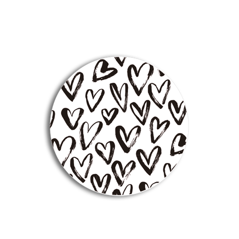 Set 6 Individuales Love Pop Art Redondo-0