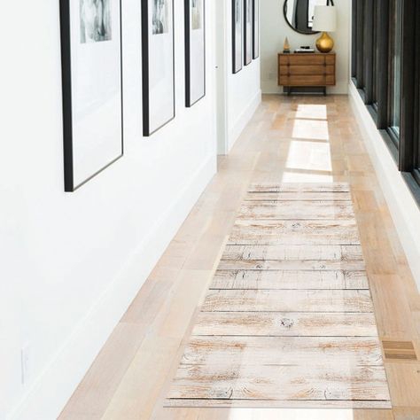 Alfombra Vinílica  Madera Vintage Natural 70x100 cm-7