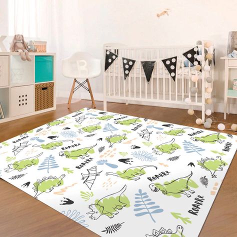 Alfombra Vinílica Infantil Dinoaventura 140x180 cm-2