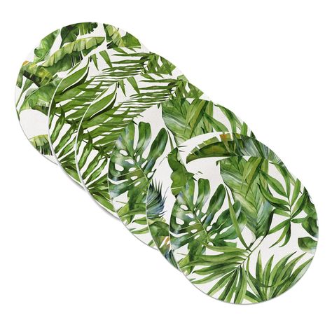 Set 6 Individuales Plantas Redondo-1