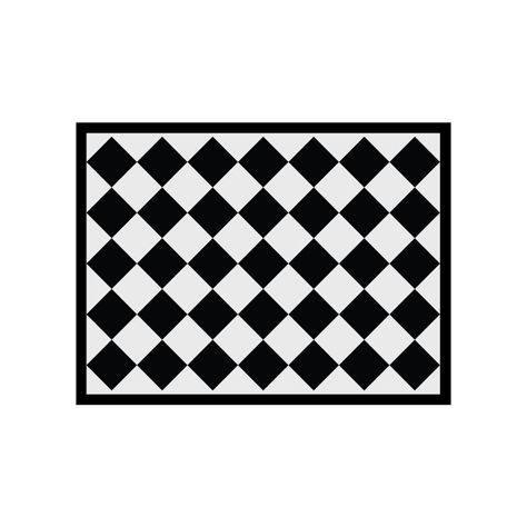 Alfombra Vinílica Living  Rombo Dama Classic 70x100 cm-0