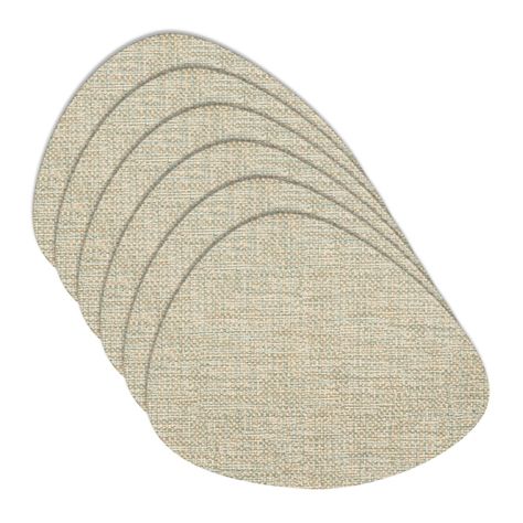 Set 6 Individuales Luxe White Sand Stone-1