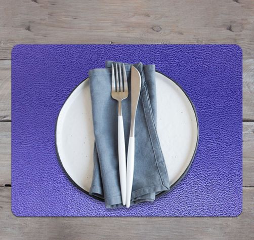 Set de 8 Individuales Novo Cuero Blue-2