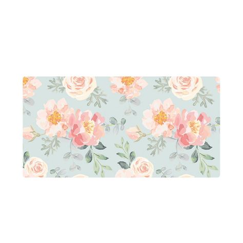 Mouse Pad XL Oficina Flores 40x70 cm-0