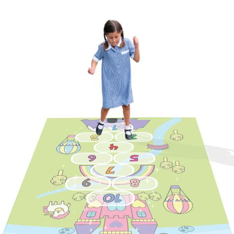 Alfombra Vinílica Infantil Luche Castillo 140x160 cm-2