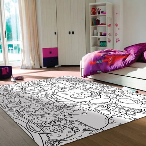 Alfombra Vinílica Infantil Circo Davanti 140x160 cm-1