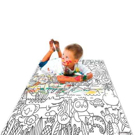 Alfombra Vinílica Infantil Circo Davanti 140x160 cm-2