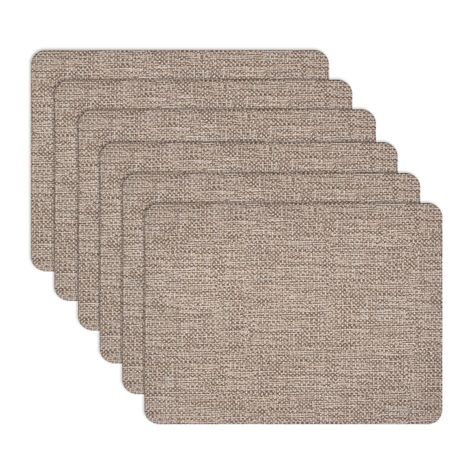 Set 6 Individuales Luxe Pure Cashemere Rectangular-1