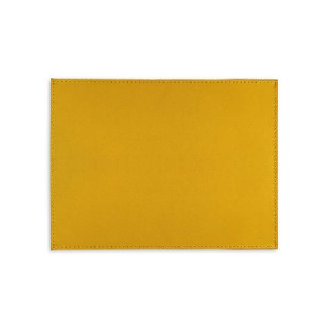 Set 4 Individuales Aubrey yellow Rectangular-0