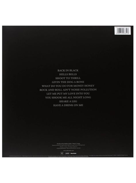 Vinilo - AC/DC - Back In Black-1