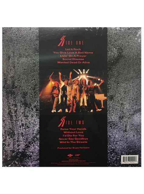Vinilo - Bon Jovi - Slippery When Wet-1