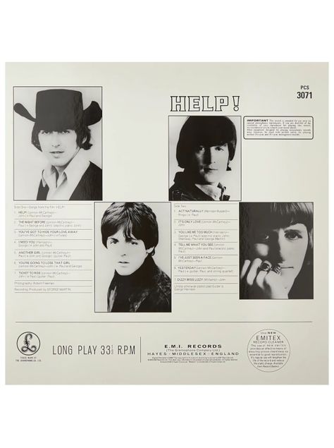 Vinilo - The Beatles - Help!-1