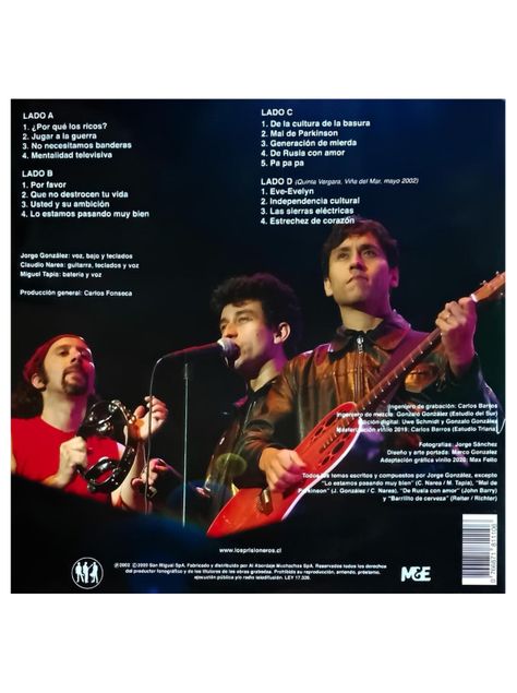 Vinilo - Los Prisioneros - Estadio Nacional Vol. 2-1