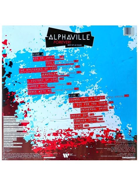 Vinilo - Alphaville - Forever Best Of 40 Years-1