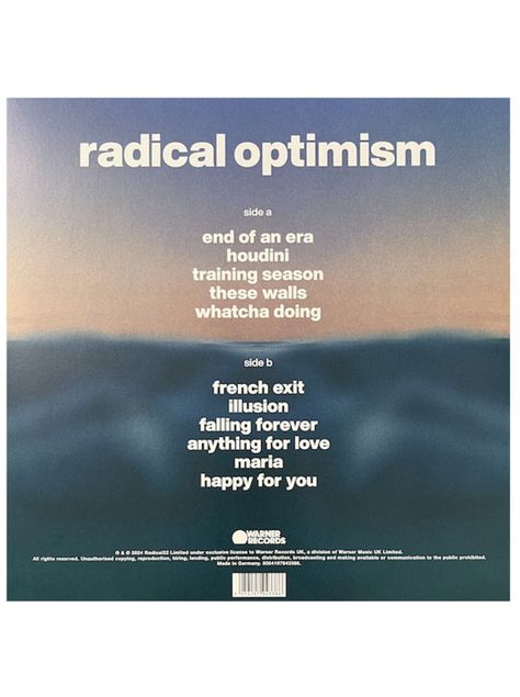 Vinilo - Dua Lipa - Radical Optimism (Red Vinyl)-1