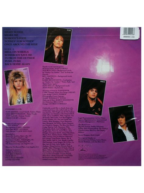 Vinilo - Cinderella - Night Songs-1