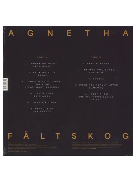 Vinilo - Agnetha Faltskog - A+-1