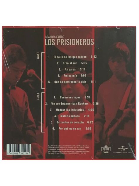Vinilo - Los Prisioneros - Grandes Exitos-1