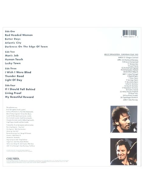 Vinilo - Bruce Springsteen - In Concert / Mtv Unplugged-1
