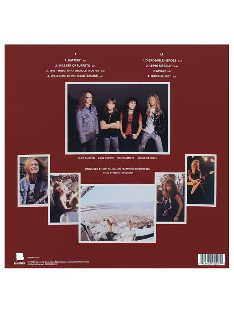 Vinilo - Metallica - Master Of Puppets US-1