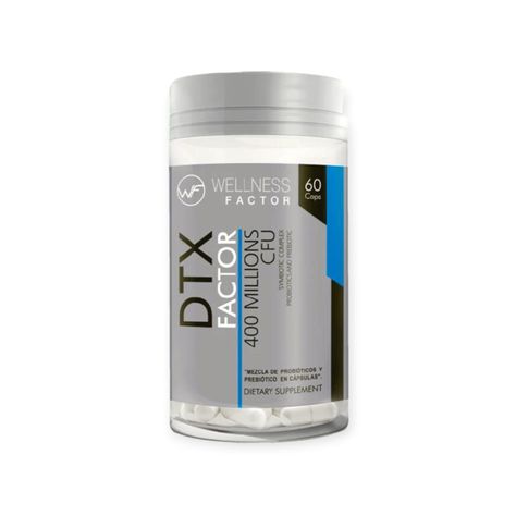 DTX FACTOR 400 MILLIONS CFU PROBIOTICOS & PREBIOTICOS - WELLNESS FACTOR-0